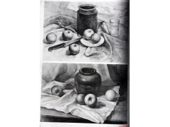 优秀静物素描范画作品集合